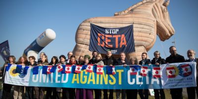 Demonstration against CETA February 2017