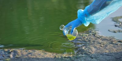 Water testing lake