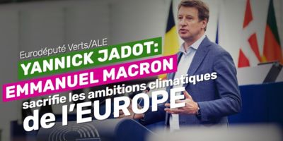 Yannick Jadot reacts to president Macron video thumbnail