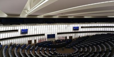Picture of the hemicycle in Strasbourg