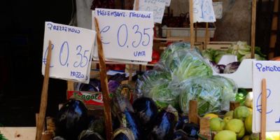 Food market in Palermo/Sicily