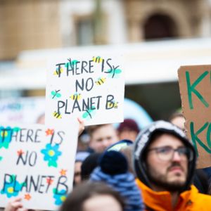 Climate March Sign 'There is no Planet B' / CC0 Markus Spiske
