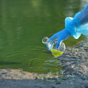 Water testing lake