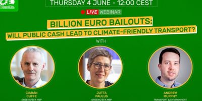 Visual webinar Billion euro bailouts : will public cash lead to climate-friendly transport?