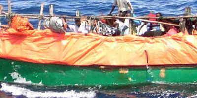 Somali refugee boat © wikimedia