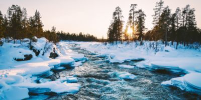 Juutuan river in Inari, Finland / CC0 Matthias Speicher