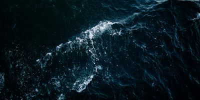 The sea from above