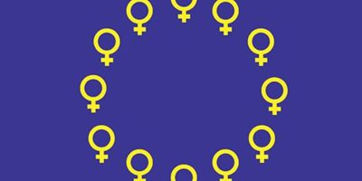 European flag with women symbol