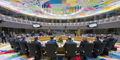Picture of European Council meeting