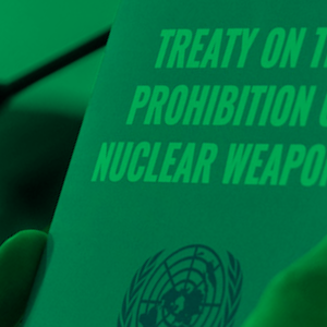 Cover picture of the Treaty on the proliferation of nuclear weapons