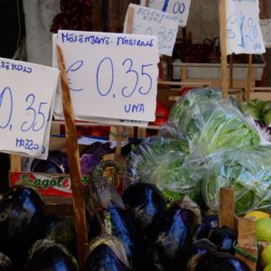 Food market in Palermo/Sicily