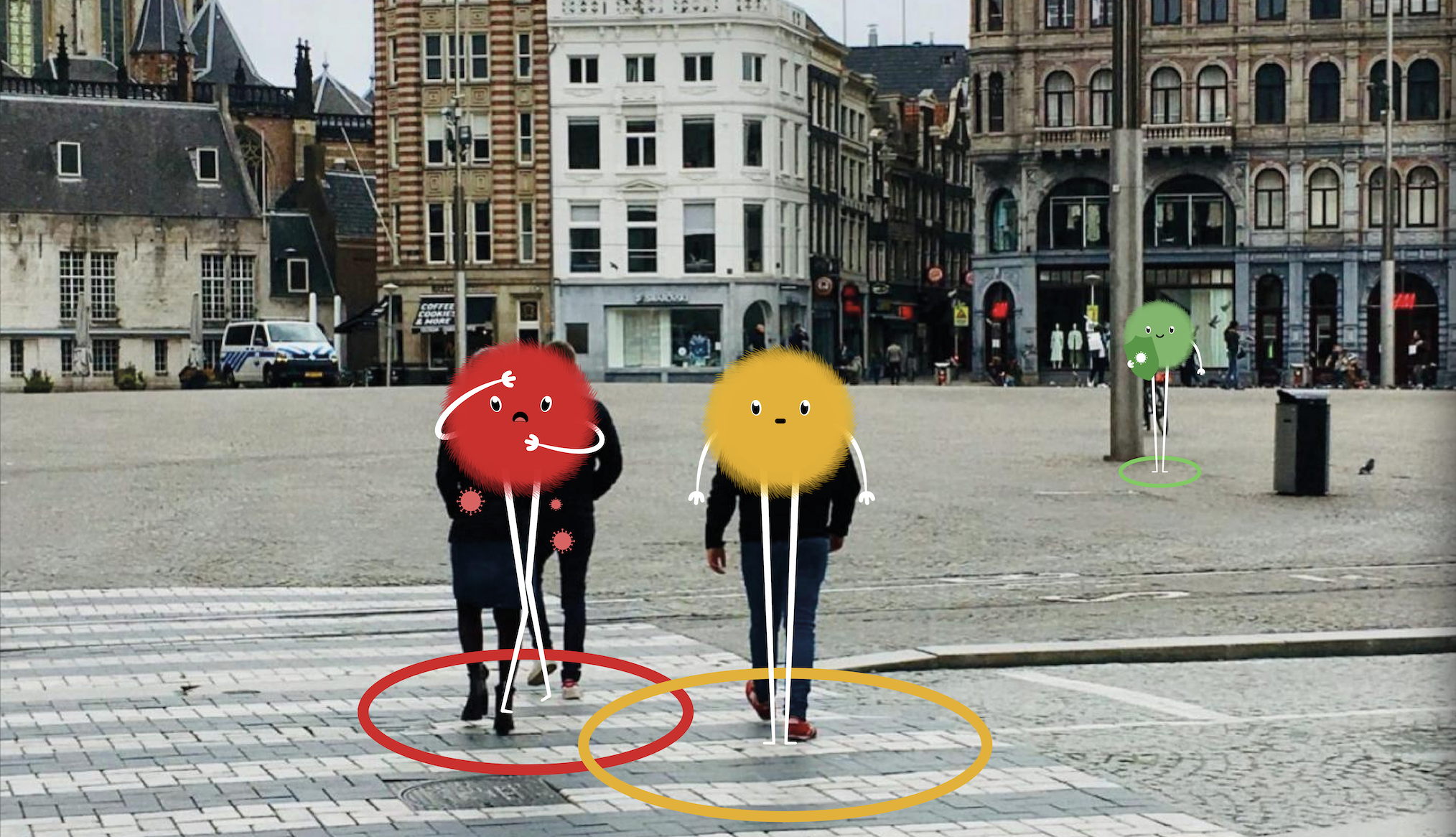 Two people holding umbrellas on a street Description automatically generated with low confidence