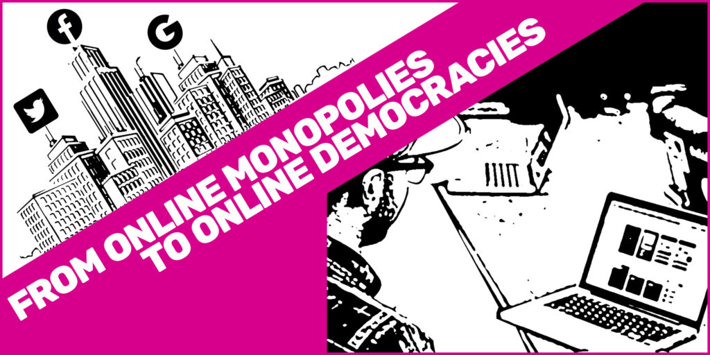 Online democracy visual