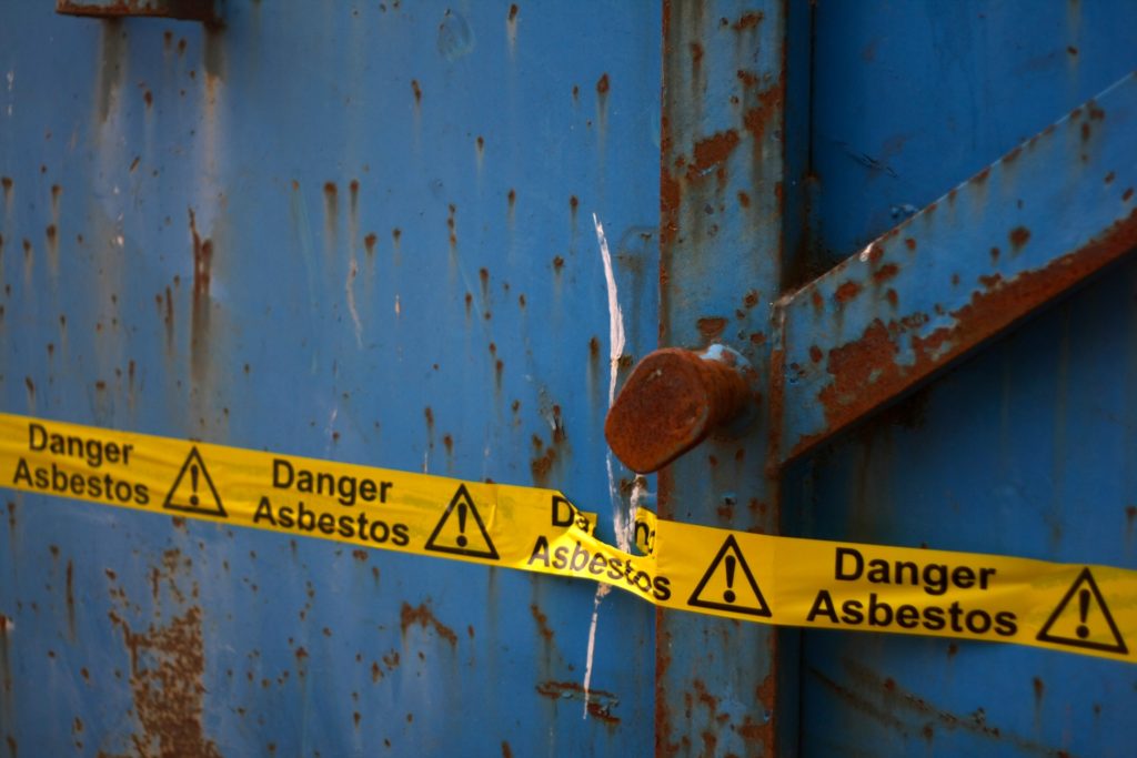 Danger Asbestos Sign/ Nick Southall Flickr CC BY-NC 2.0