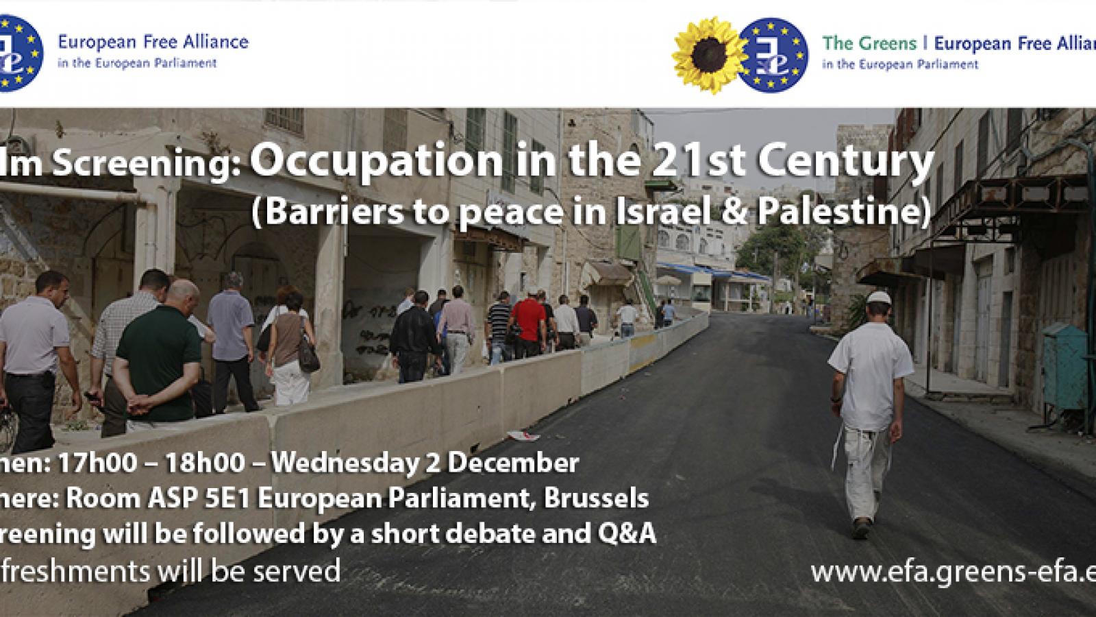 Occupation in the 21st Century: Barriers to peace in Israel & Palestine ...