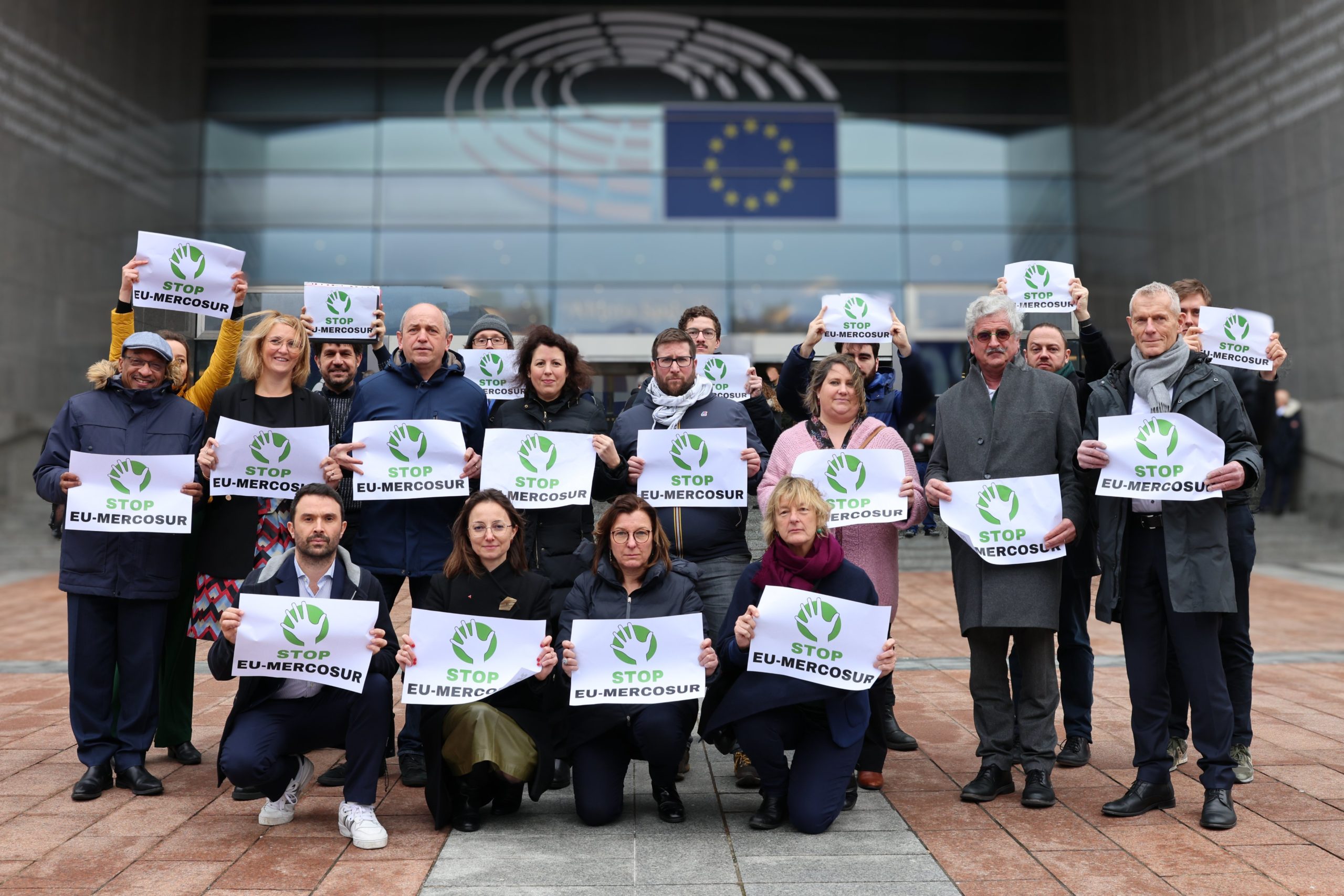 Stop EU Mercosur photo action