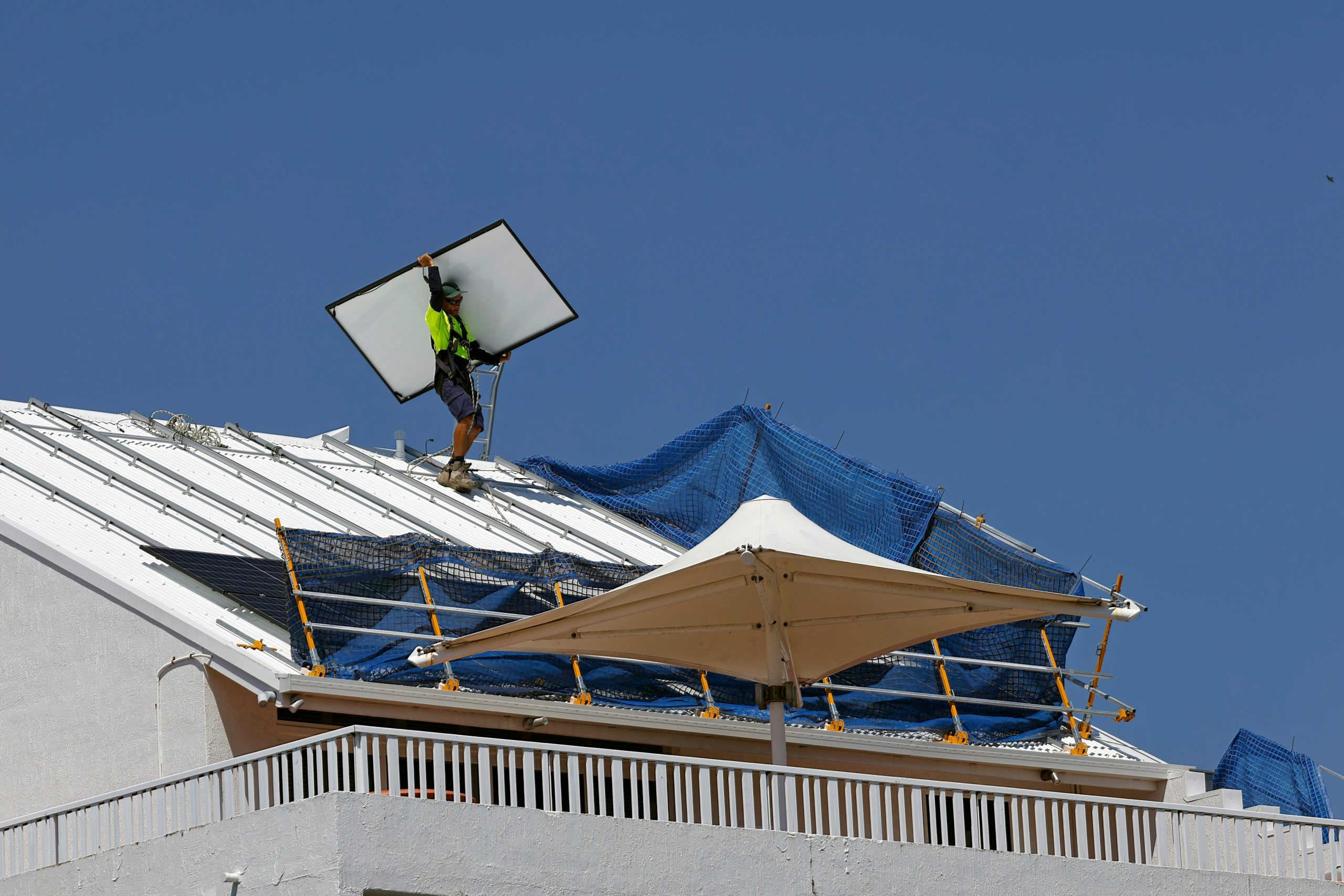 Solar panels contruction